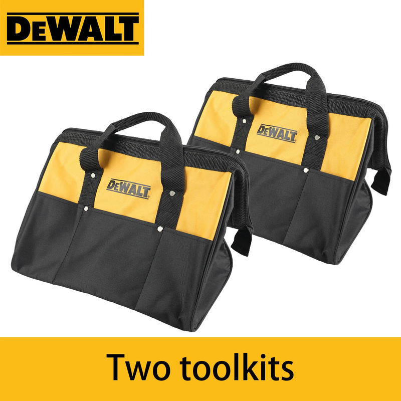 Dewalt Set 2 Borse Porta Utensili Impermeabili Da Cantiere - Multi-tasca