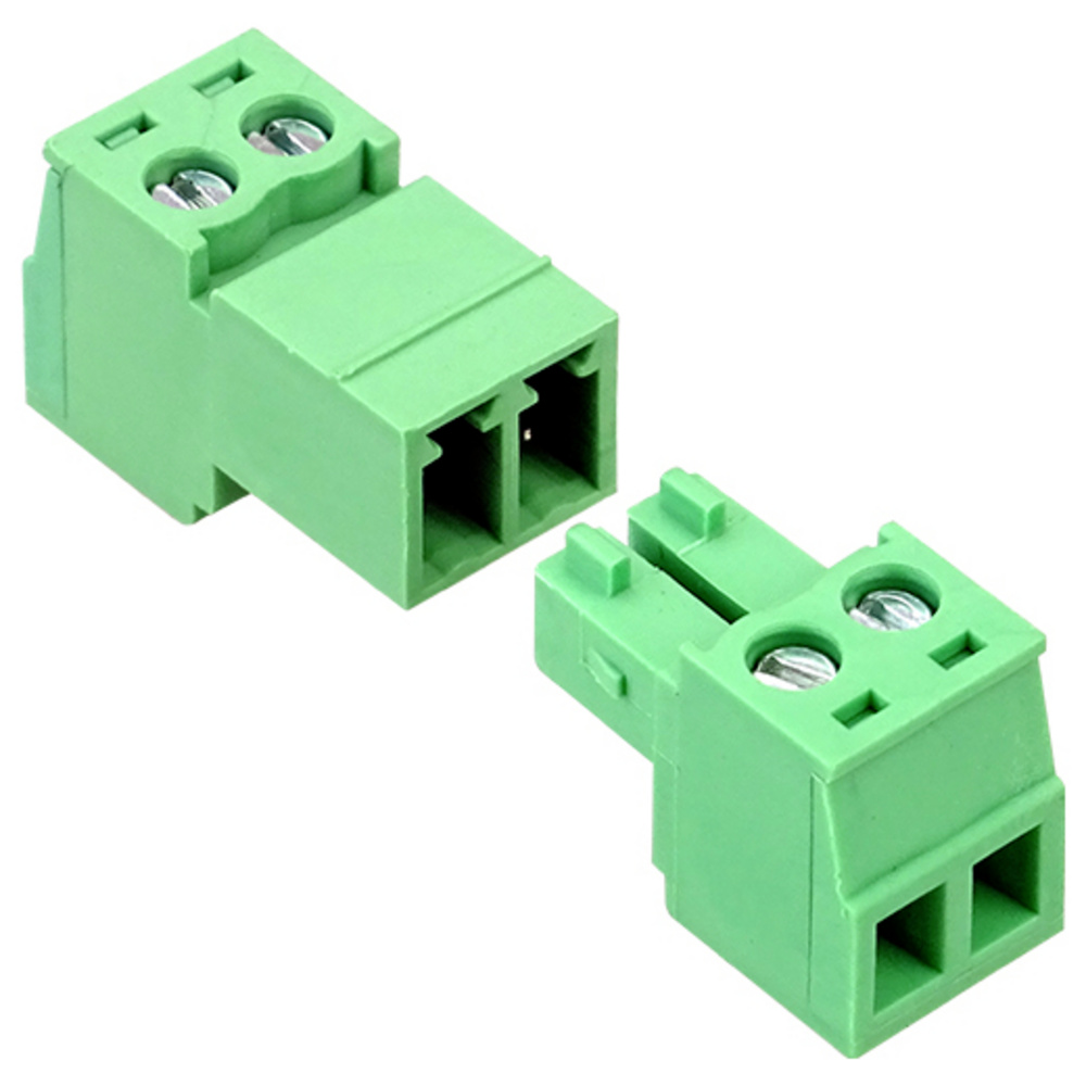 Donau Elektronik Hns381-02 Steckverbinder Polzahl 2 Anzahl Reihen 1 Pa66, Messing, Stahl 8 A 300 V 0