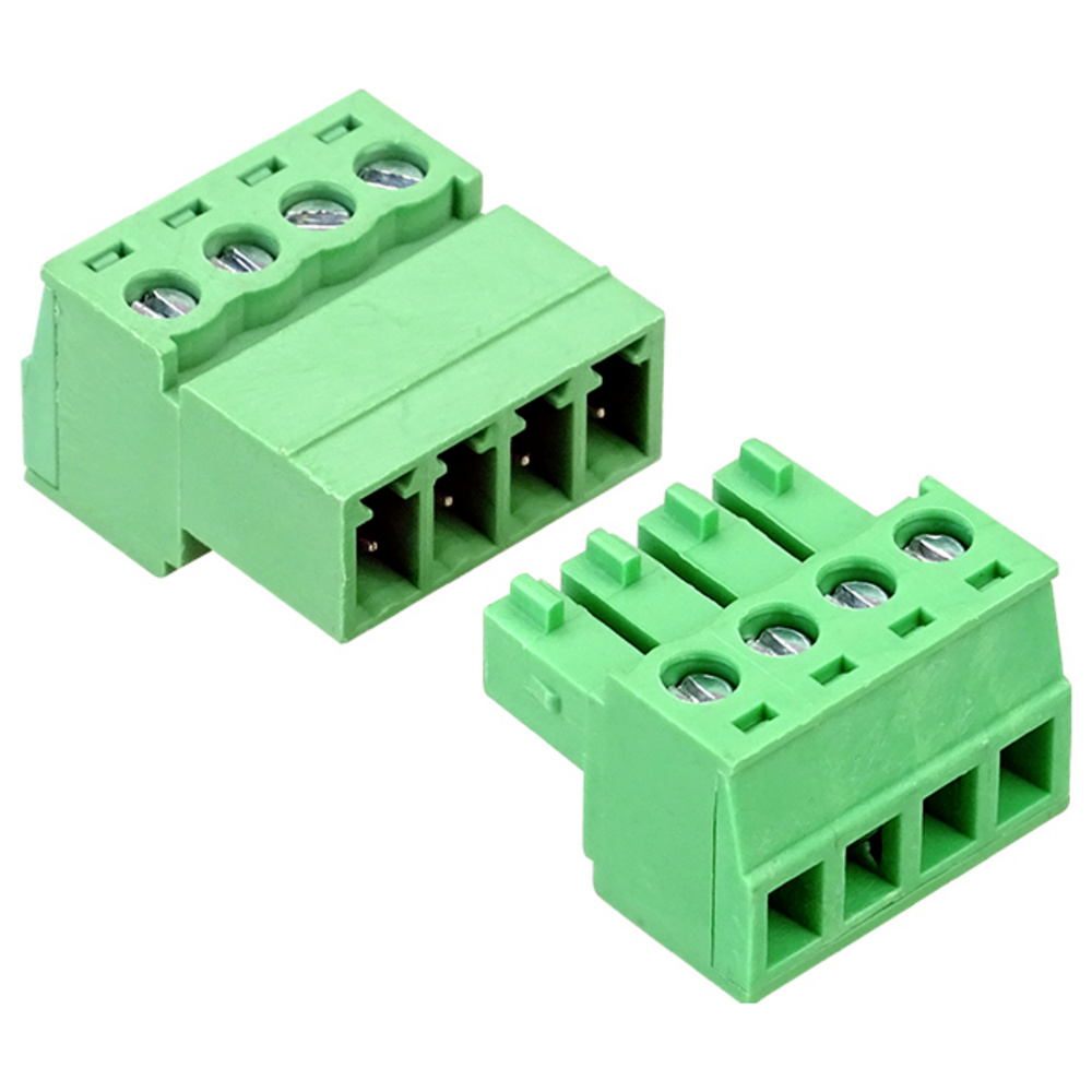 Donau Elektronik Hns381-04 Steckverbinder Polzahl 4 Pa66, Messing, Stahl 8 A 300 V Geeigneter Leiter