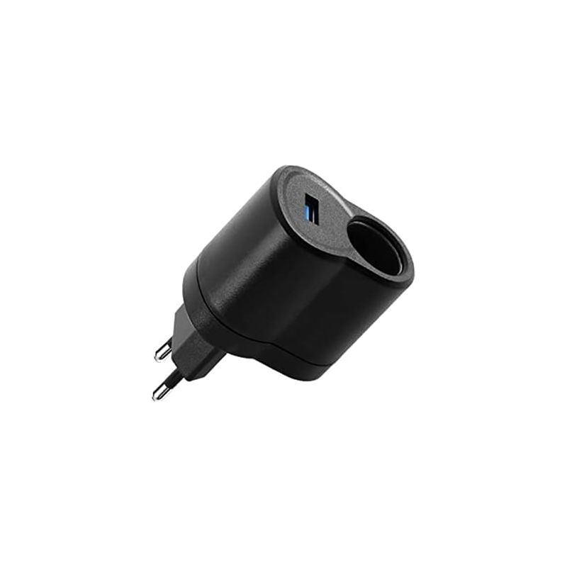 Kfz-zigarettenanzünderadapter, Kfz-netzteil, Wechselstrom-gleichstrom-wandler, 220-v-auf-12-v-kfz-ladegerät, Netzadapter, Eu-stecker