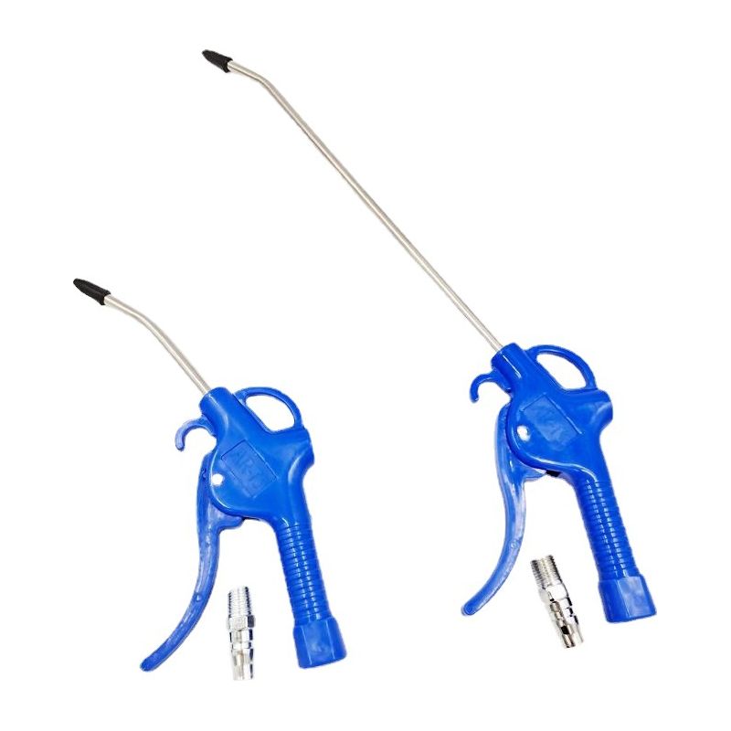 2-teilige Druckluftpistole Mit Langer Düse, 125 Mm X 300 Mm Lange Kompressor-ausblaspistole Zur Staubentfernung (blau)