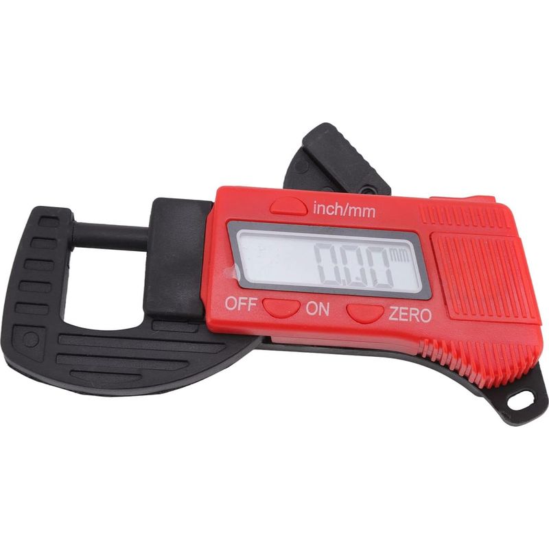 Digitales Dickenmessgerät 0–12,7 Mm, Hochpräzises Elektronisches Mikrometer 0,01 Mm/0,0005 Zoll, Tragbarer Lcd-bildschirmmessschieber Für Papier-, Draht- Und Filmdokumente