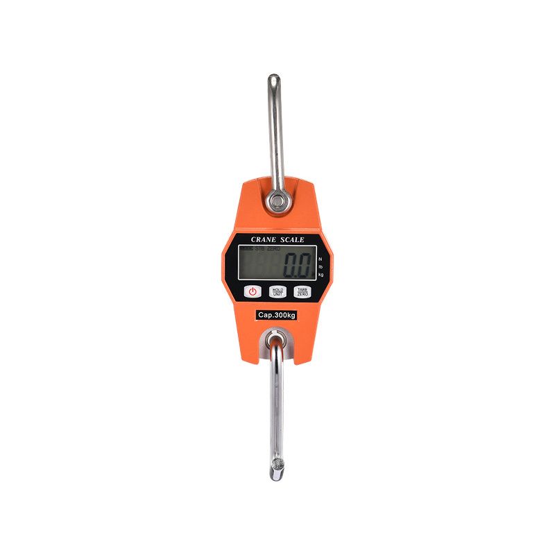 Digitale Kranwaage, Elektronische Waage Bis 300 Kg, Hängewaage Mit Haken, Lcd-dynamometer, Industrieller Wiegehaken, Tragkraft 300 Kg/600 Lbs
