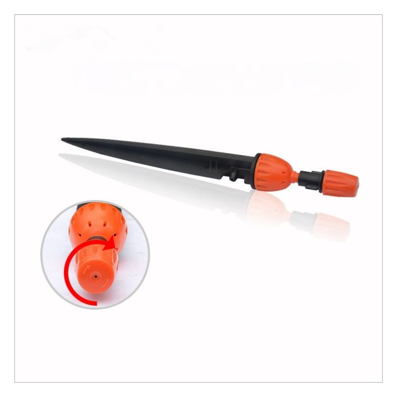 Kombinierbare Tropfdüse, Integriert, Verstellbar Und Verschließbar, Ca. 21 Cm Lang, Kunststoff, Orange Und Schwarz