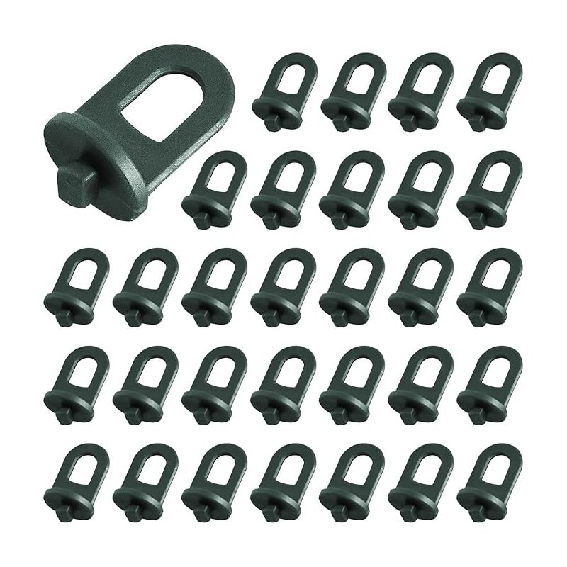 Packung Mit 100 Kunststoff-pflanzschlaufen, Gewächshauszubehör, Kletterhilfen, Wand-pflanzenstützen, Pflanzenzubehör, Gewächshaus, Gartenhaus-stil