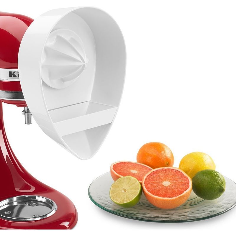 Zitruspresse Mit Entsafteraufsatz Und Ersatzkorb, Kompatibel Mit Den Meisten Kitchenaid-küchenmaschinen, Weiß
