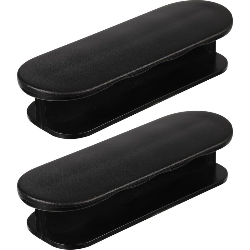 Set Mit 2 Selbstklebenden Balkontürgriffen, Terrassentürgriffen, Schubladengriffen Für Möbel, Glastüren, Fenstergriffen – Schwarz