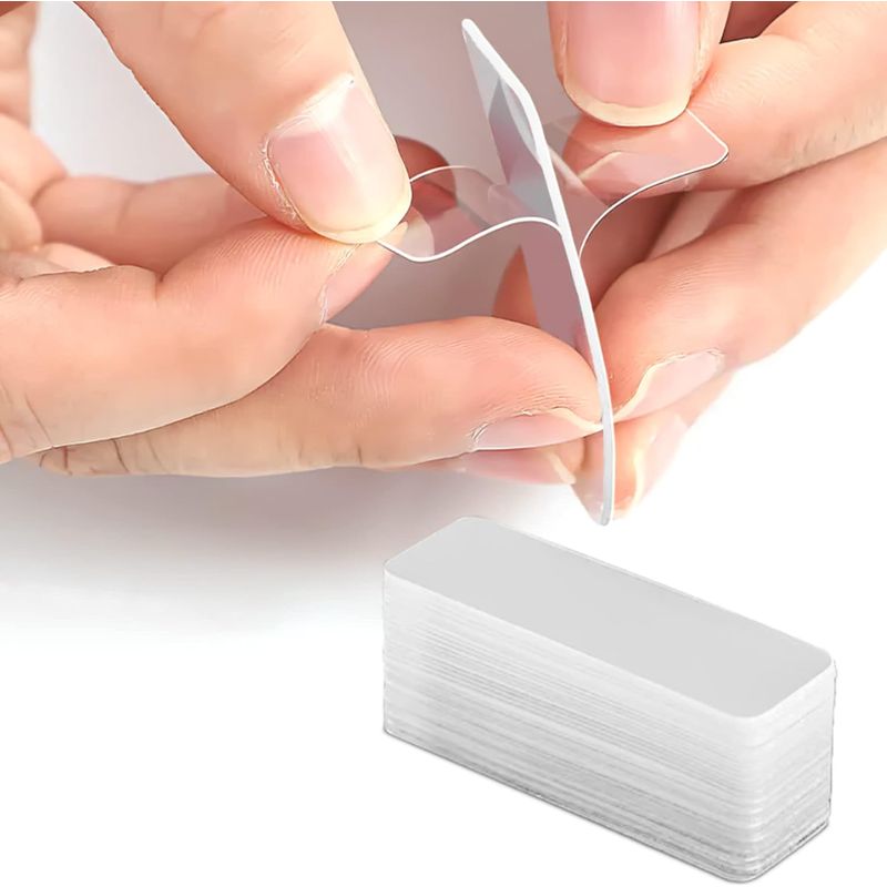 Extra Starkes Doppelseitiges Klebeband, 120 Stück, Multifunktionales Und Wiederverwendbares, Transparentes, Abwaschbares Nano-klebeband Zur Befestigung Verschiedener Gegenstände In Autos, Küchen, Wohn