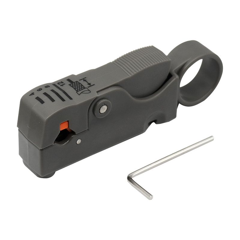 Stück Drehbares Koaxialkabel-abisolierwerkzeug Für Rg6, Rg59/62 Und Rg58