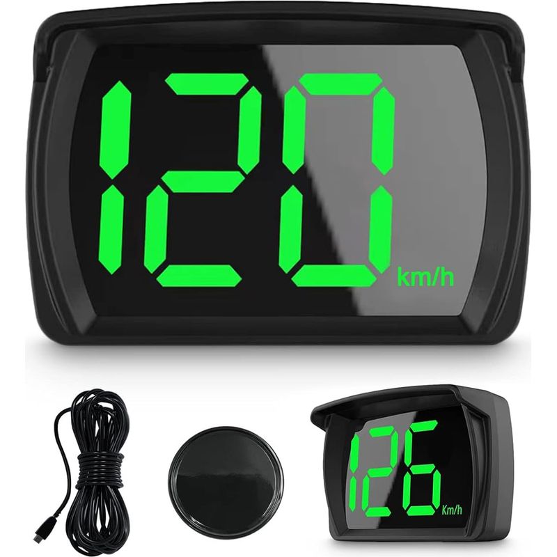 Digitaler Gps-tachometer Für Autos, Led-head-up-display Mit Usb-kabel – Plug & Play