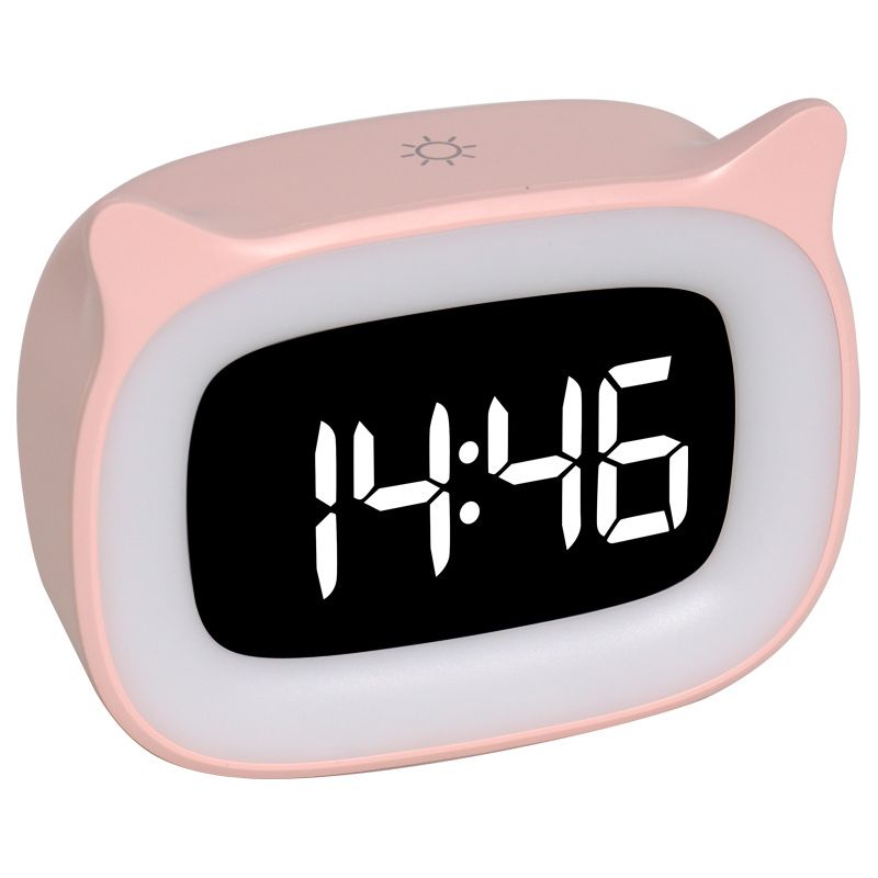 Wecker, Led-nachtlicht-schlafzimmeruhr Mit Schlaffunktion Und Schlummertaste, 11,5 X 4,29 X 3 Cm