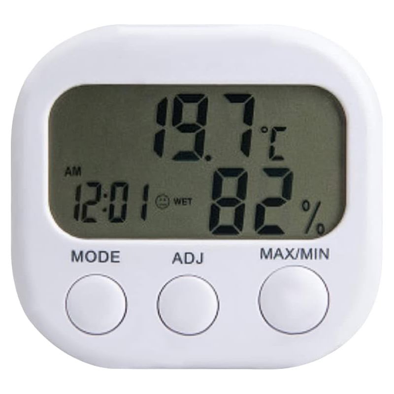 X Digitales Lcd-thermometer/hygrometer Für Innen Und Außen, Luftfeuchtigkeitsanzeige, -55℃-70℃, Lcd-anzeige