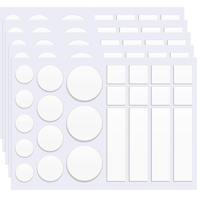 Packung Mit 120 Transparenten, Doppelseitigen Klebepunkten – Kleine, Ablösbare Klebepunkte – Doppelseitige Aufkleber – Für Zuhause Und Büro