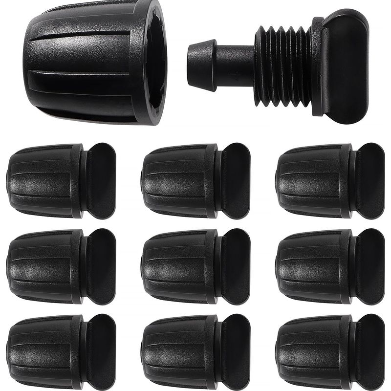 10 Stück Tropfbewässerungs-fittings Für 8/11-mm-schläuche, Tropfbewässerungs-adapterstopfen, Gerade Bewässerungs-fittings, Bewässerungsschlauchverbinder