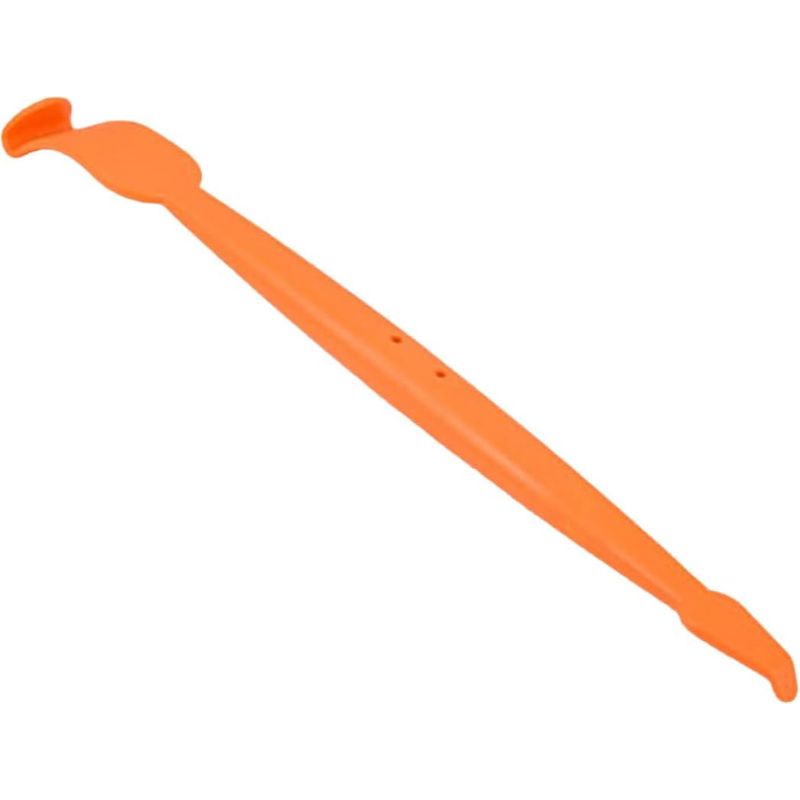 Magnetischer Rakel Für Autofolien Mit Langem Griff, Abstreifer-set Zum Entfernen Von Klebstoff Und Blasen, Anbringungs- Und Reinigungswerkzeug Für Aufkleber Und Tönungsfolien, Orange, Kunststoff, 171,