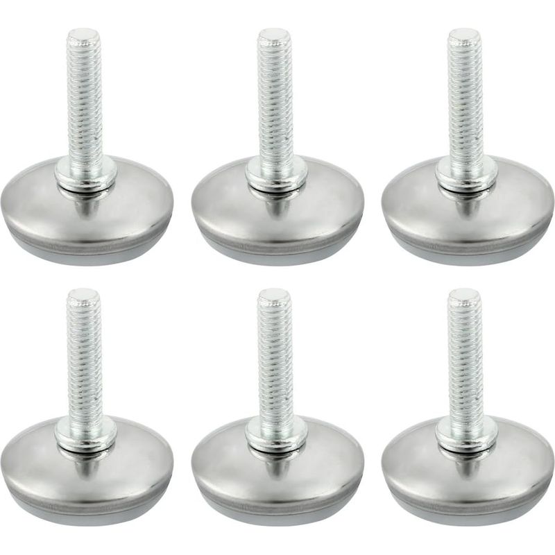 Stück Verstellbare Möbelfüße, Nivellierfüße, Tisch- Und Stuhlfüße, Verstellbarer Bodenschutz, M6 X 25 Mm