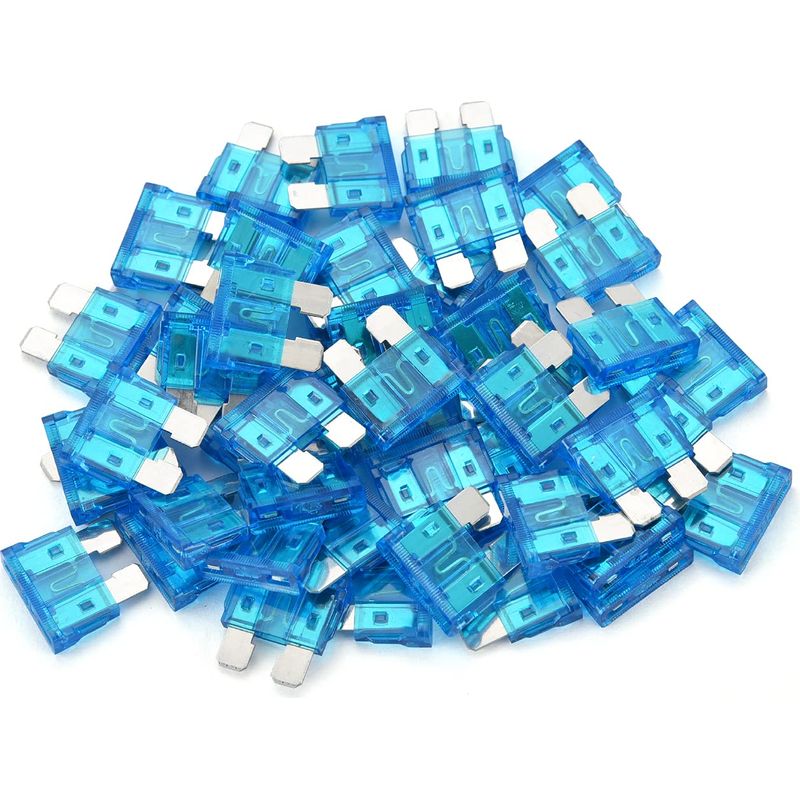 Packung Mit 50 Atc-15 Standard-flachsicherungen Für Pkw Und Lkw, 15 A, Blau
