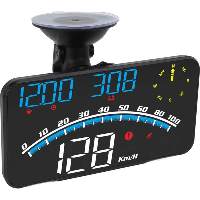 Auto-hud, Universeller Gps-tachometer-hud Für Pkw Und Lkw Mit Geschwindigkeitsalarm