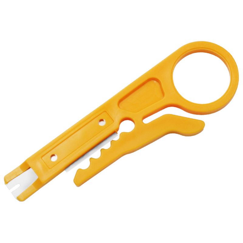 Rj45-abisolierzange / Idc-auflegewerkzeug (typ 110) Für Lan-, Idc-, Rj11-, Cat5- Und Cat6-kabel Sowie Audio- Und Videokabel.