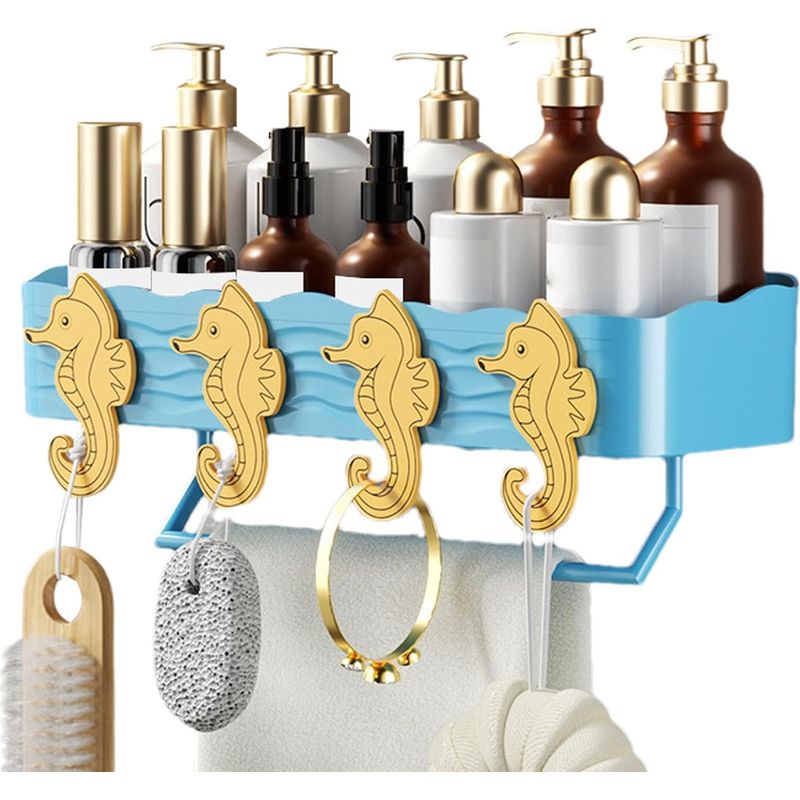 Duschablage Fürs Badezimmer, Duschregale Für Die Dusche, Duschregale, Badezimmer-organizer – Selbstklebender Aufbewahrungsorganizer, Wandmontiertes Badezimmerregal