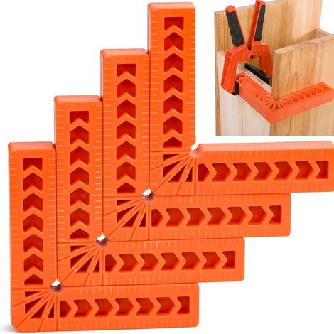 90-grad-positionierwinkel, 4"/100-mm-winkelklemmen, L-förmige Positionierwinkel