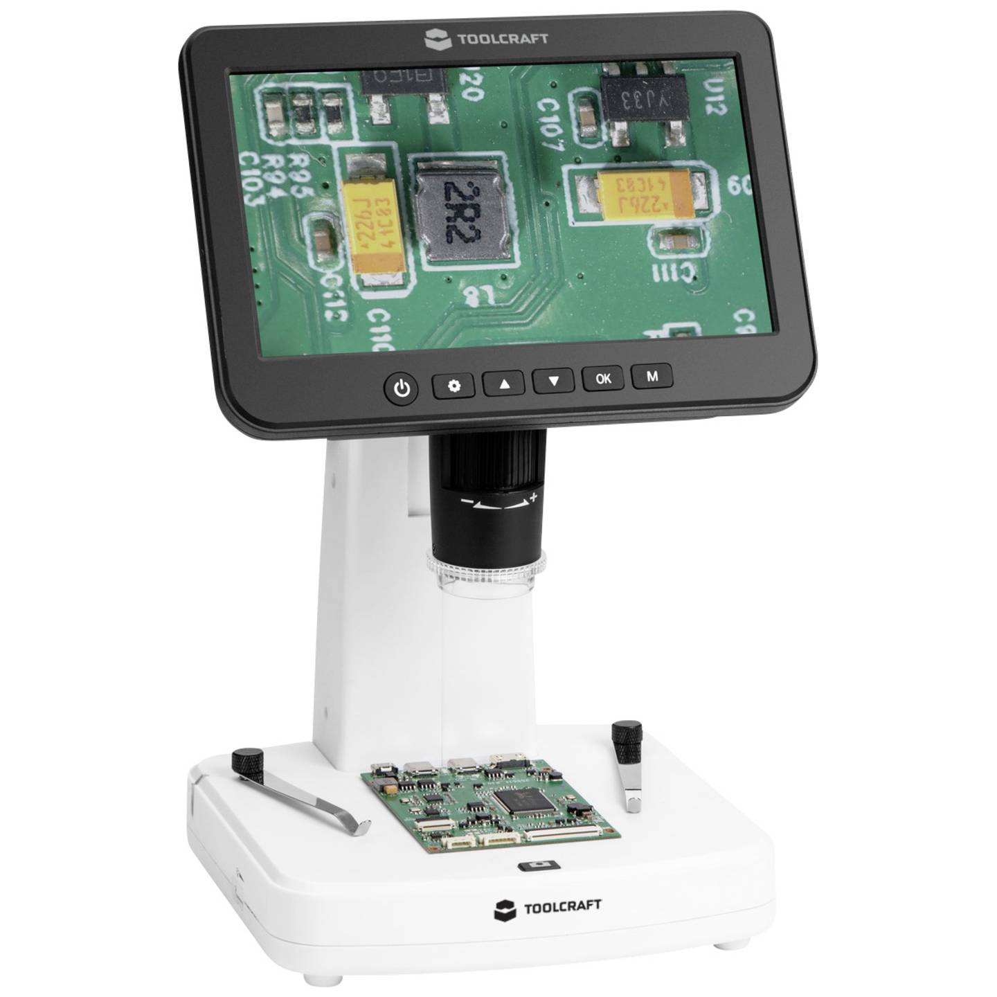 [neuwertig] B-ware Toolcraft Digital-mikroskop 300x Auflicht Durchlicht Usb Mikroskop 1500x Zoom