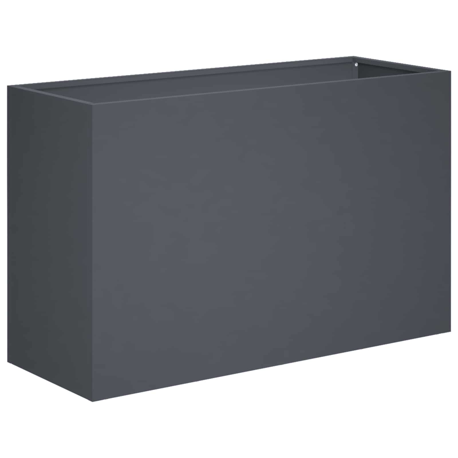 Garten-pflanzgefäß Anthrazit 80 X 30 X 50 Cm Vidaxl
