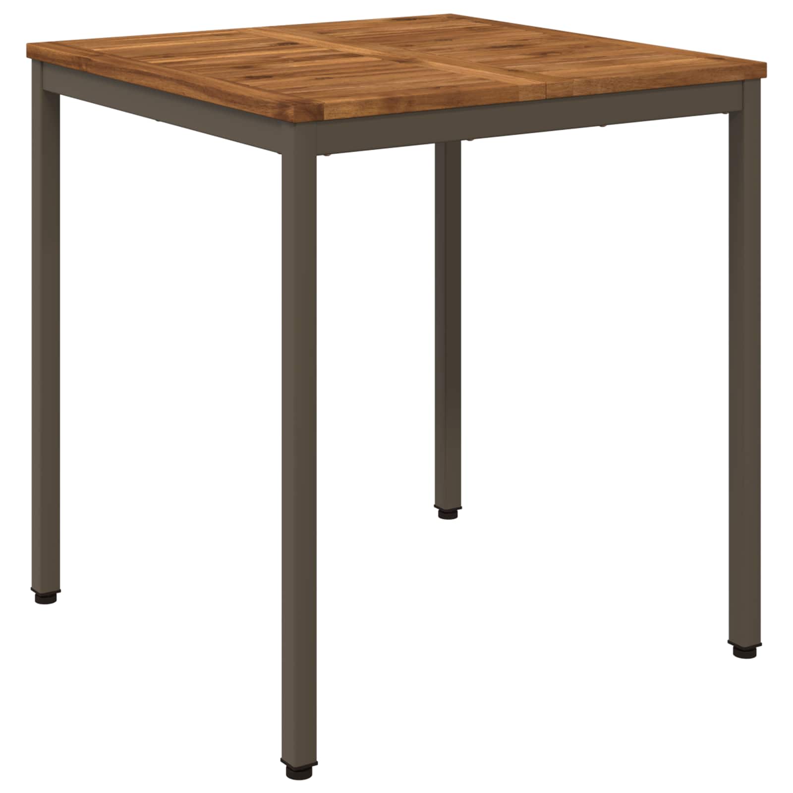 Gartentisch Natur Und Kaffee 70 X 68,5 X 75 Cm Vidaxl