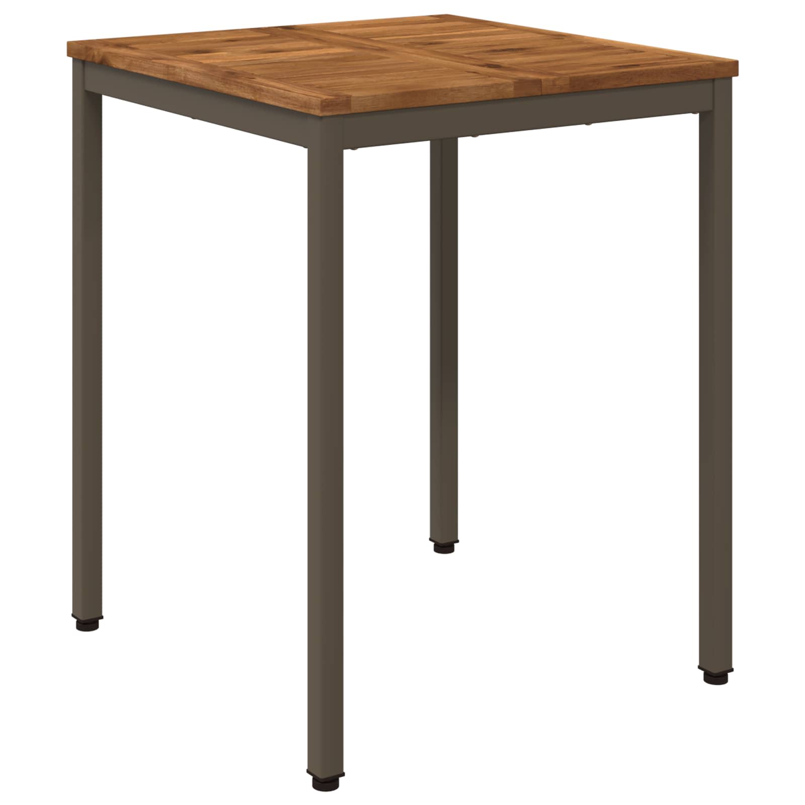 Gartentisch Natur Und Kaffee 60 X 60,5 X 75 Cm Vidaxl