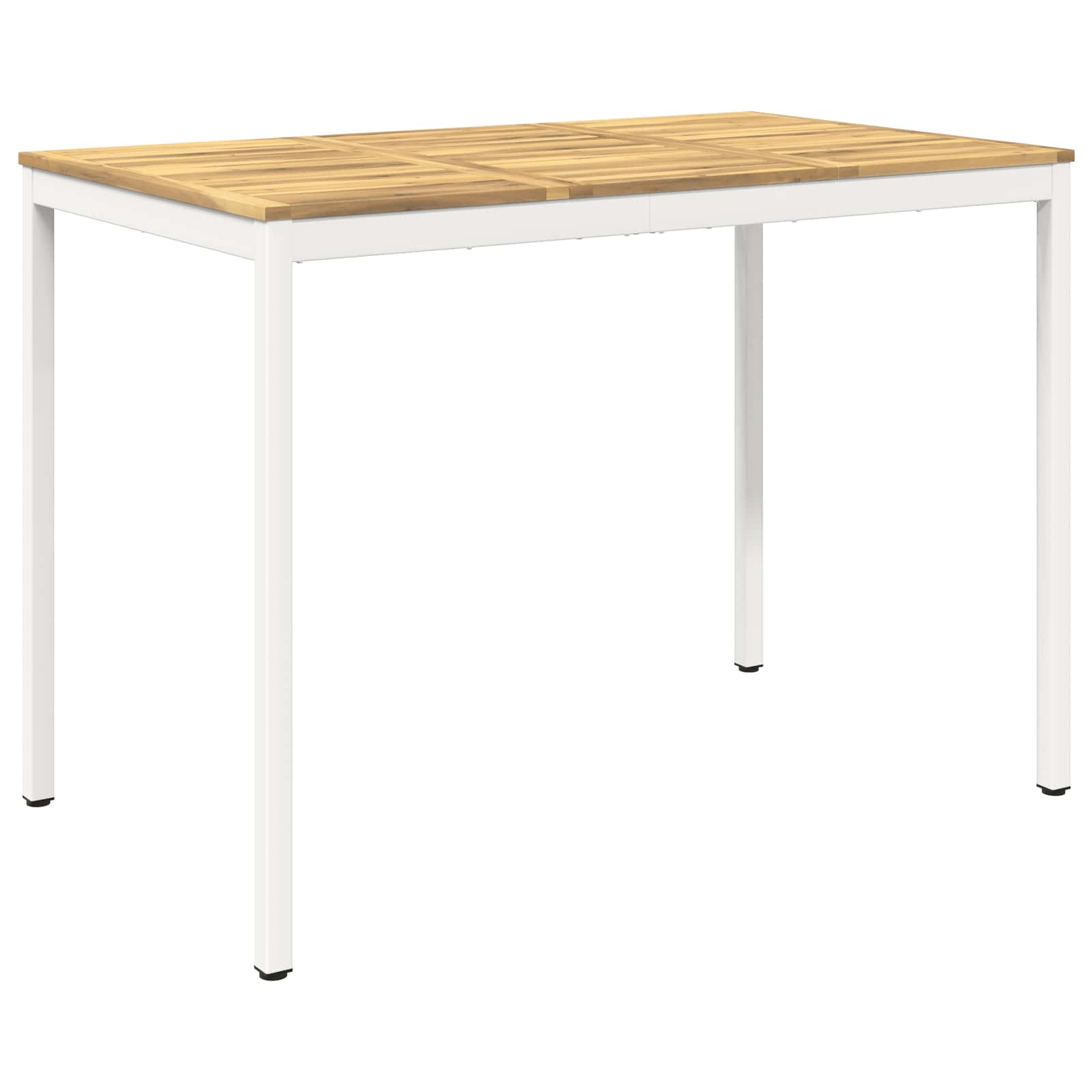 Gartenbar-tisch Weiß 147 X 88,5 X 105 Cm Massivholz Akazie Vidaxl