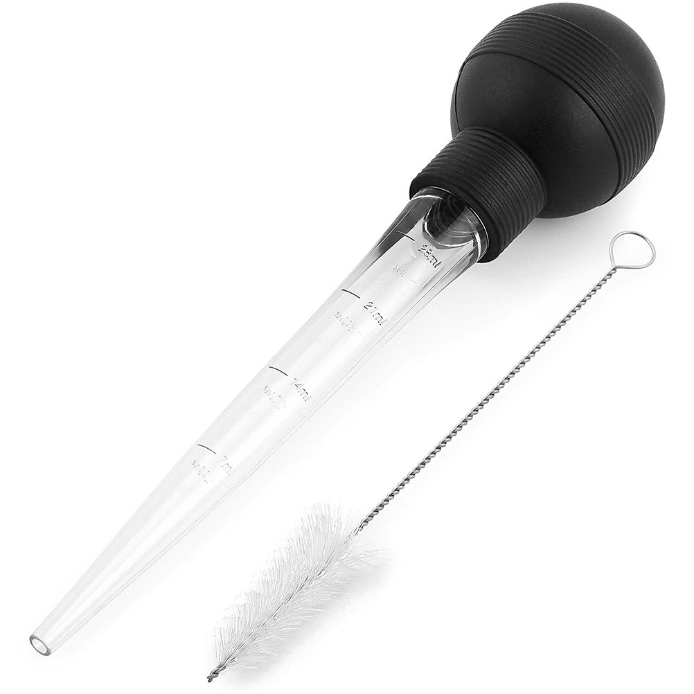 Ölpipette Für Truthahn Mit Pinsel, Hähnchengrill, Kochschlauch, Küchenhelfer.