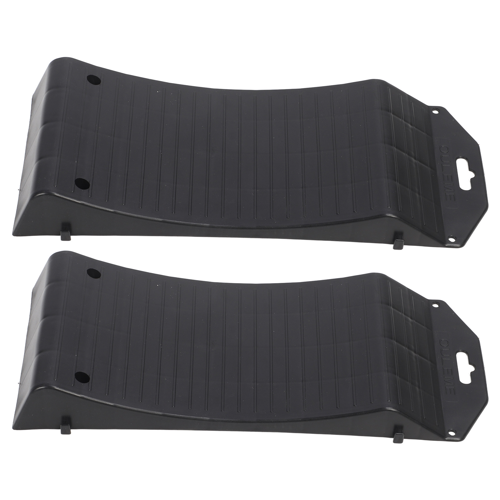 2 Stück Robuste Reifenschonrampen Mit Hoher Tragfähigkeit Und Rutschfester Oberfläche Für Pkw, Lkw, Suv, Wohnmobil, Anhänger Und Camper. Maße: 18pl: 50 X 21,5 X 5,8 Cm / 19,68 X 8,46 X 2,28 Zoll.