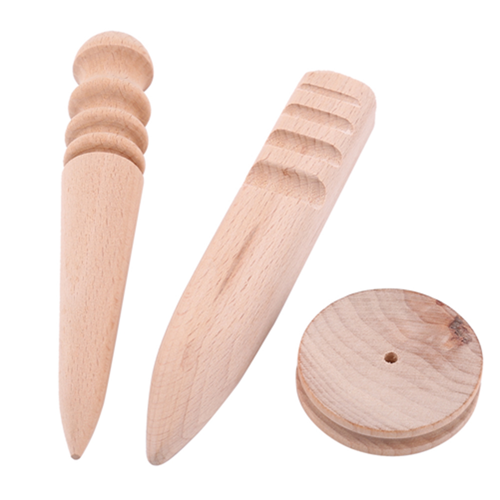 3 Arten Von Polierten Schleifwerkzeugen Zum Polieren Der Kanten Von Leder Und Holz (3-in-1-set).
