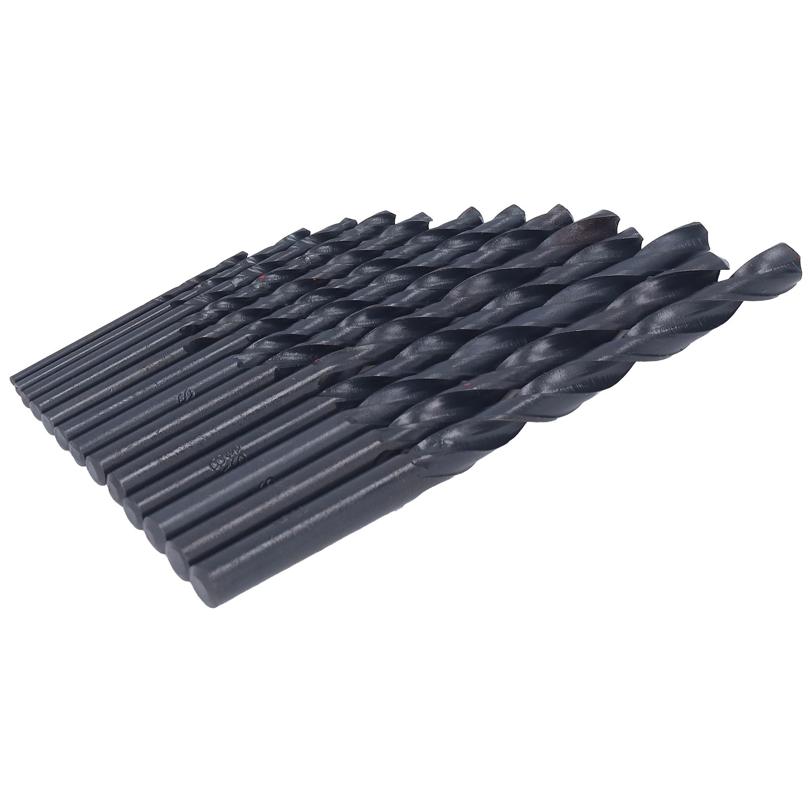 13-teiliges Set Hss-schnellwechsel-spiralbohrer Zum Schneiden Von Holz Und Metall, Schaft Von 1,5 Bis 6,5 Mm, Mit Schwarzem Koffer.
