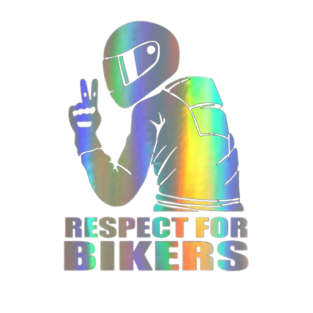Reflektierender Aufkleber „respekt Für Radfahrer“, Autoaufkleber, Modische Dekoration.