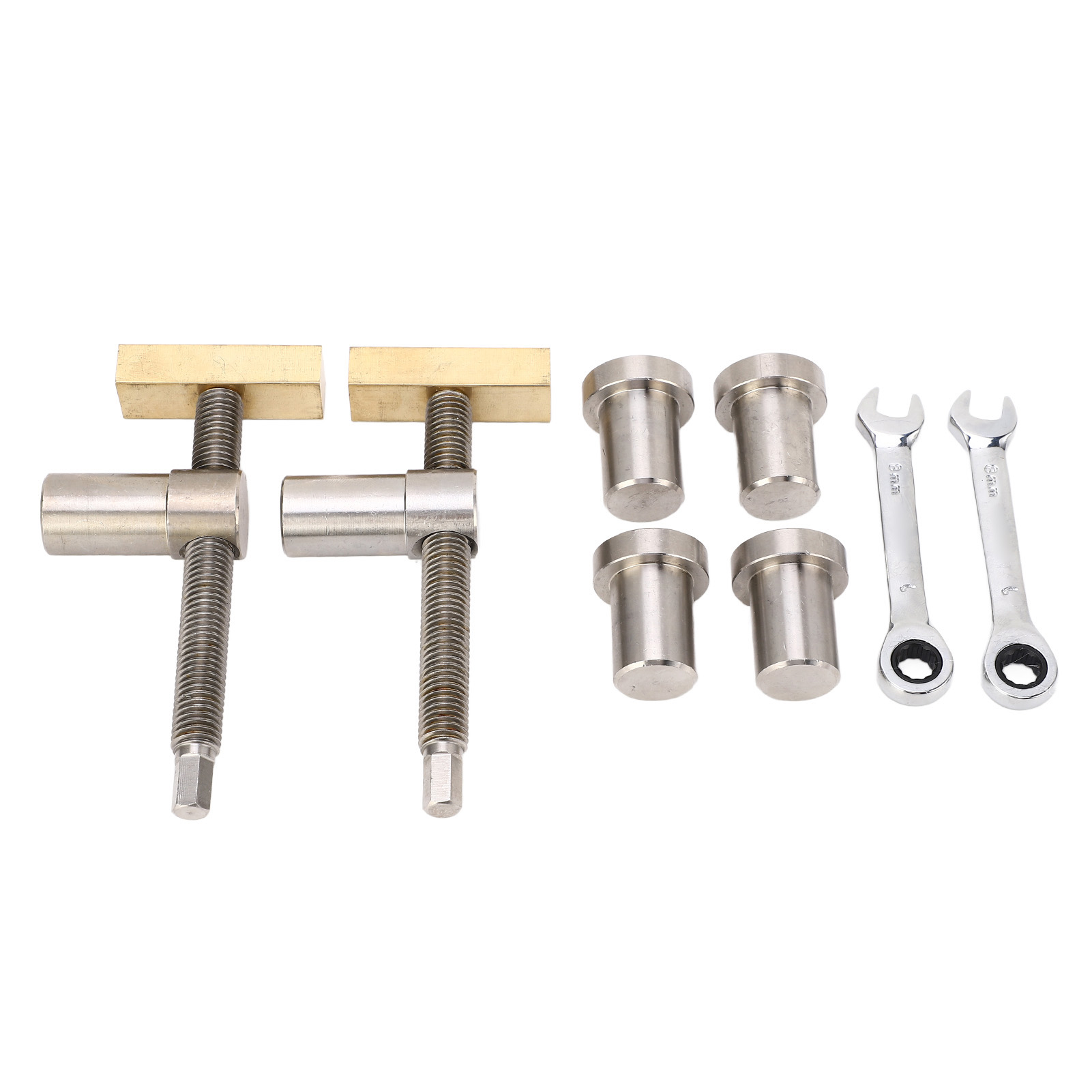 Set Büroklemmen Für Die Holzbearbeitung, Verstellbare Werkbankklemmen Aus Edelstahl Und Messing, Schnellbefestigungswerkzeug, Primärfarbe 20 Mm.