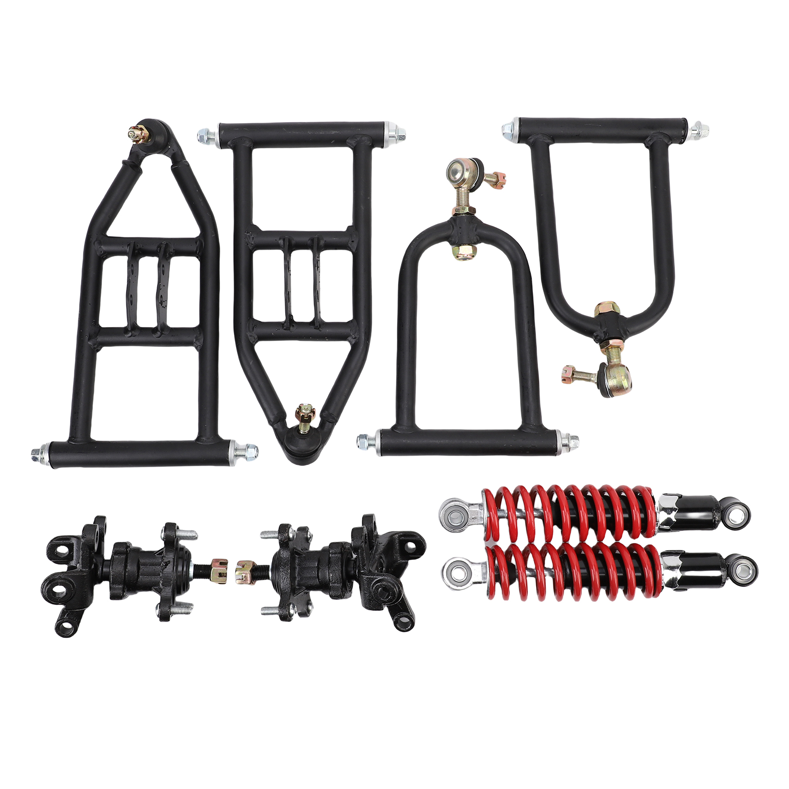 Vorderachs-schwingarm-kit, Obere Und Untere Baugruppe Sowie Stoßdämpfer Für Go-kart, Elektro-atv, Quad.
