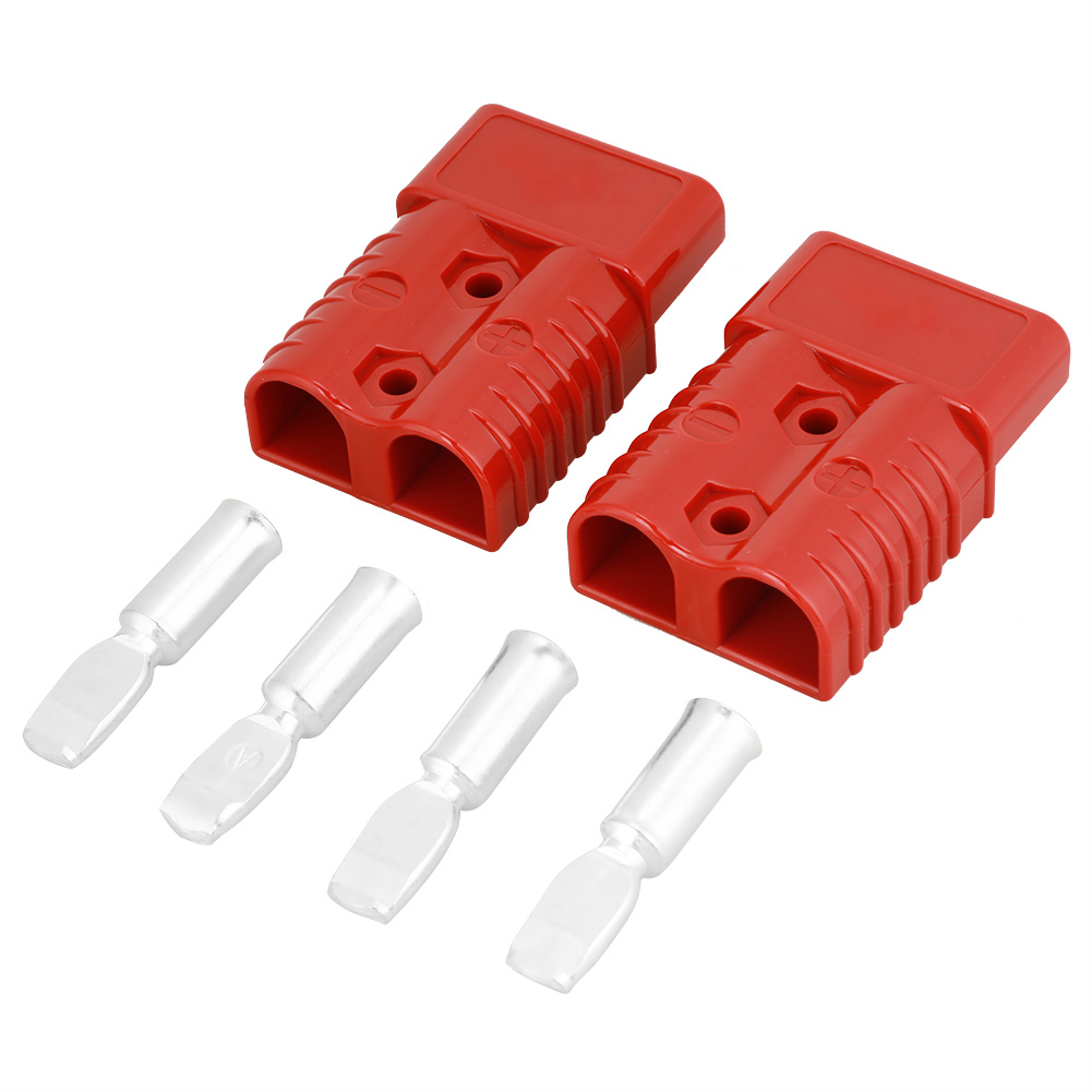 Schnellanschluss-windenstecker, Rote 175a 600v Batterie, 2 Stück, Mit 4 Zubehörteilen.