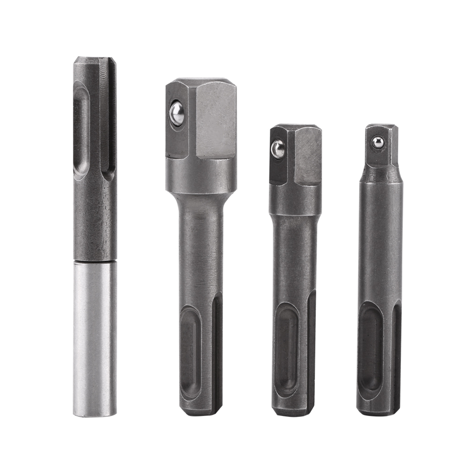 Schnellverlängerungsverbinder, Sds Plus Schaft, 1/4" Sechskant-steckschlüsseladapter Und Schlagleiste Für 1/4" 3/8" 1/2" Vierkantbohrer Für Bohrmaschinen.