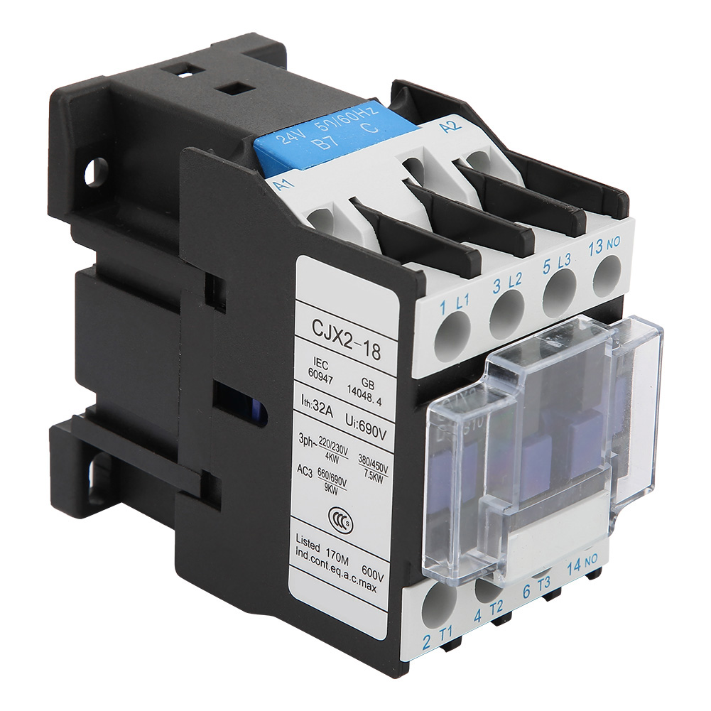 Cjx2-1810 (24v Ac) Industrieller Schienenmontage-schütz.