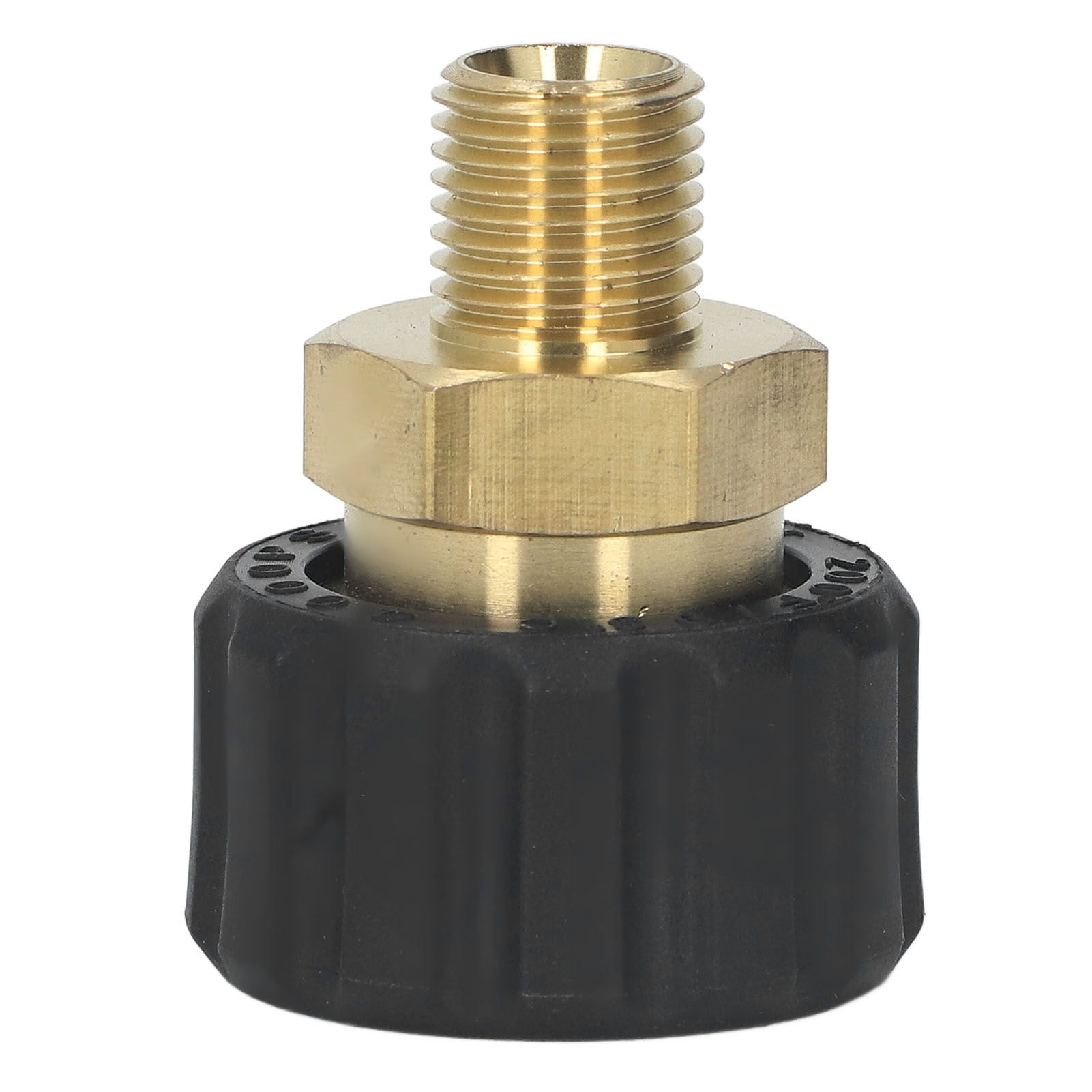 Hochdruckreiniger-adapter Aus Messing Und Gummi, Korrosionsbeständig, G1/4 Zoll Auf M22 X 1,5 Mm, Schlauchgewinde Für Außengewinde-ersatz 15 Mm Außendurchmesser.