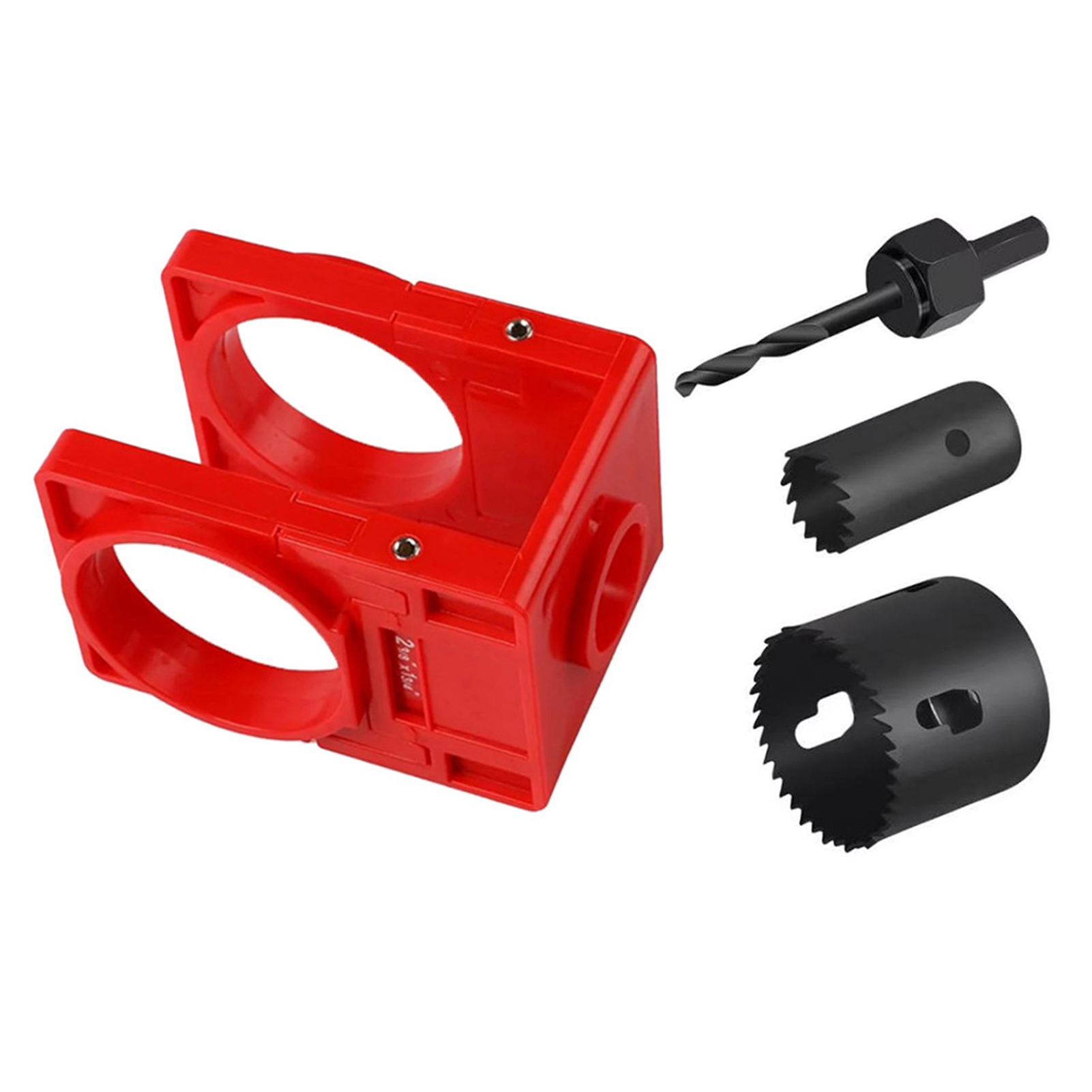 Türschloss-montageset, Lochsägen-set Für Türknäufe, Handwerkzeuge Aus Kohlenstoffstahl Mit Führungsschablone, Bohrer Für Holztüren.