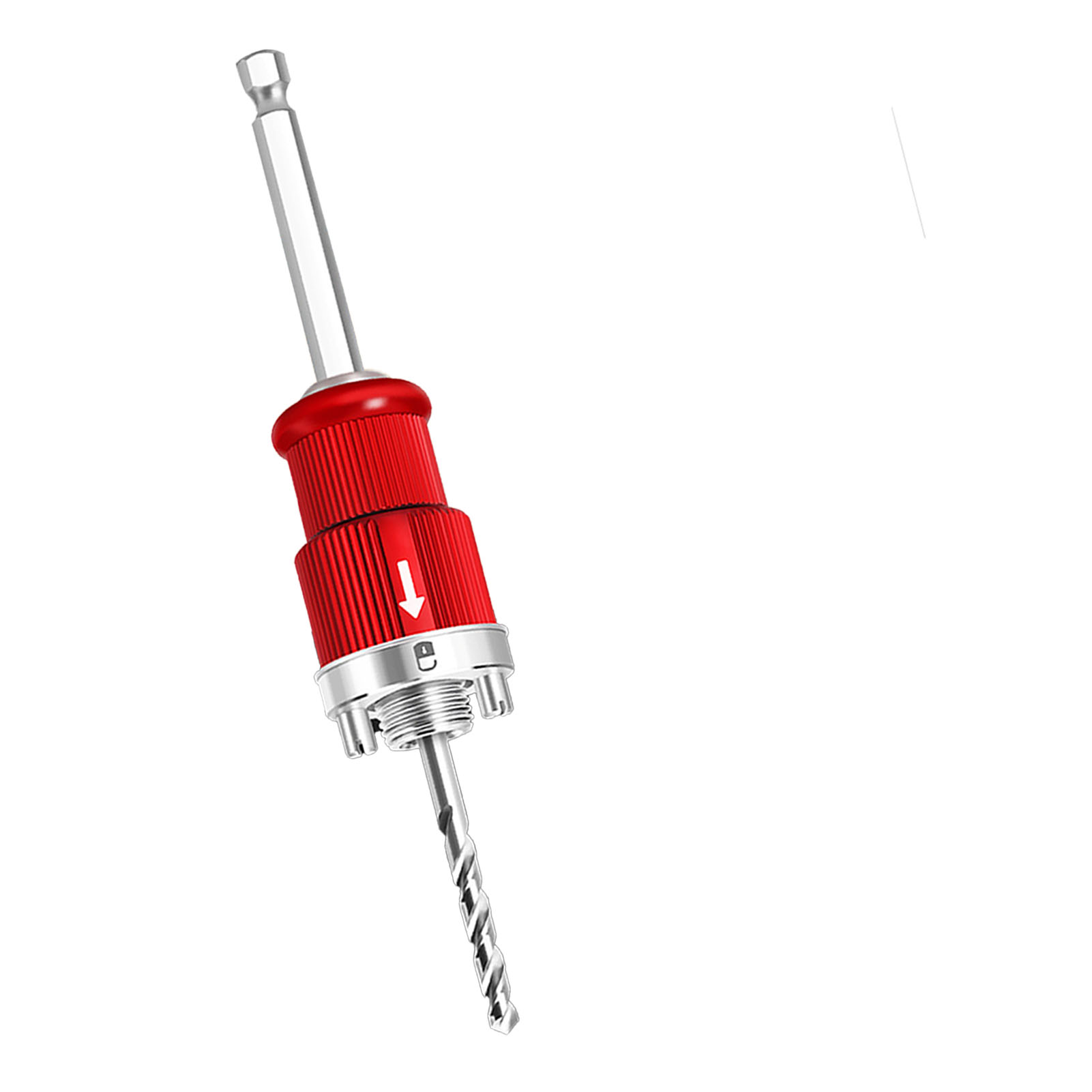 Schnellverschluss-lochsägenschaftadapter, 10 Mm Selbstsichernder Sechskantschaft, Schnellkernbohr-verbindungsstange Für Rohrverlängerung Und Abisolierung.