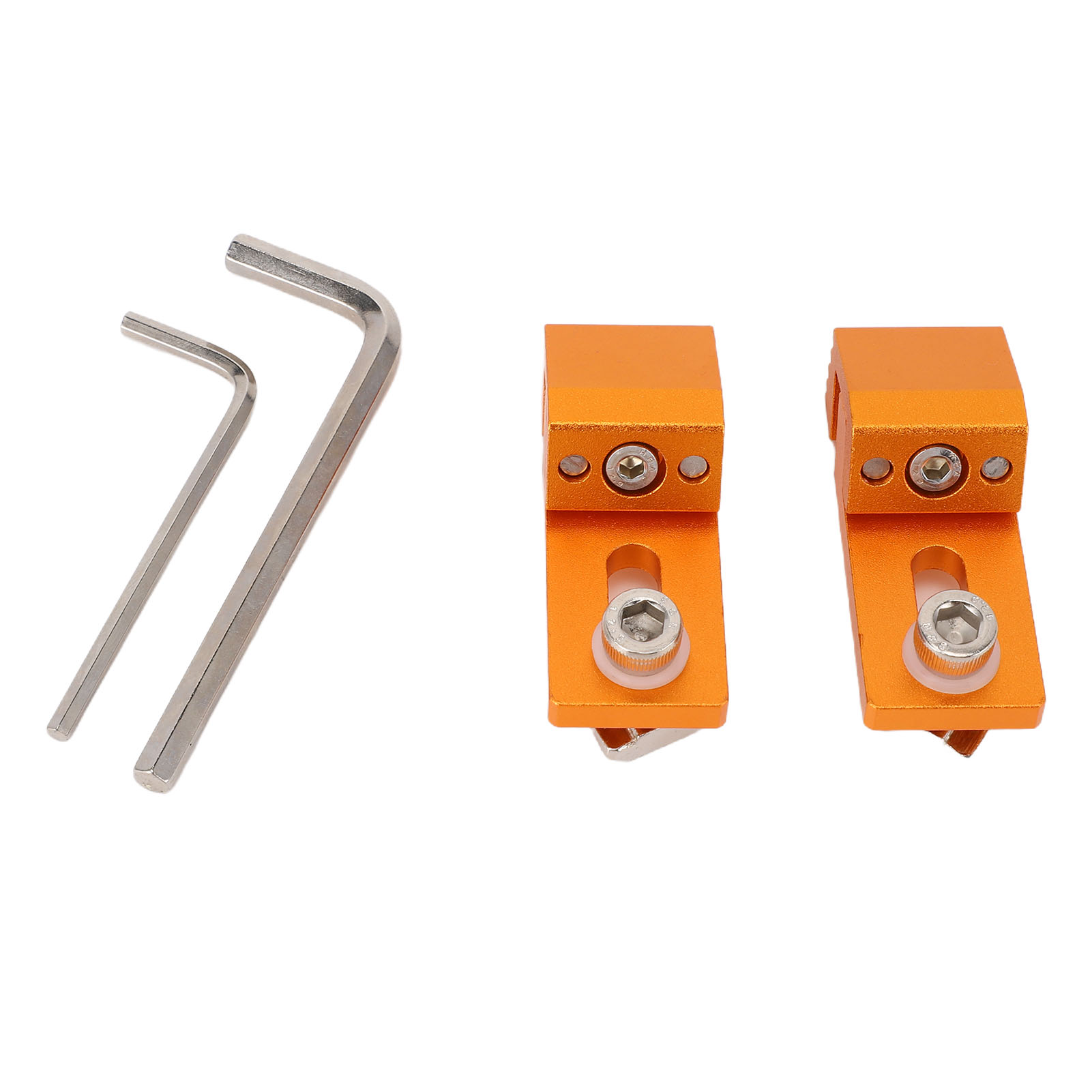Aluminium-tigerklauenklemmen, 2 Stück, Geeignet Für Die Cnc-maschine 3018 Pro Ultra, Flache Seitenklemme, T-nut, Perforierte Werkbank.