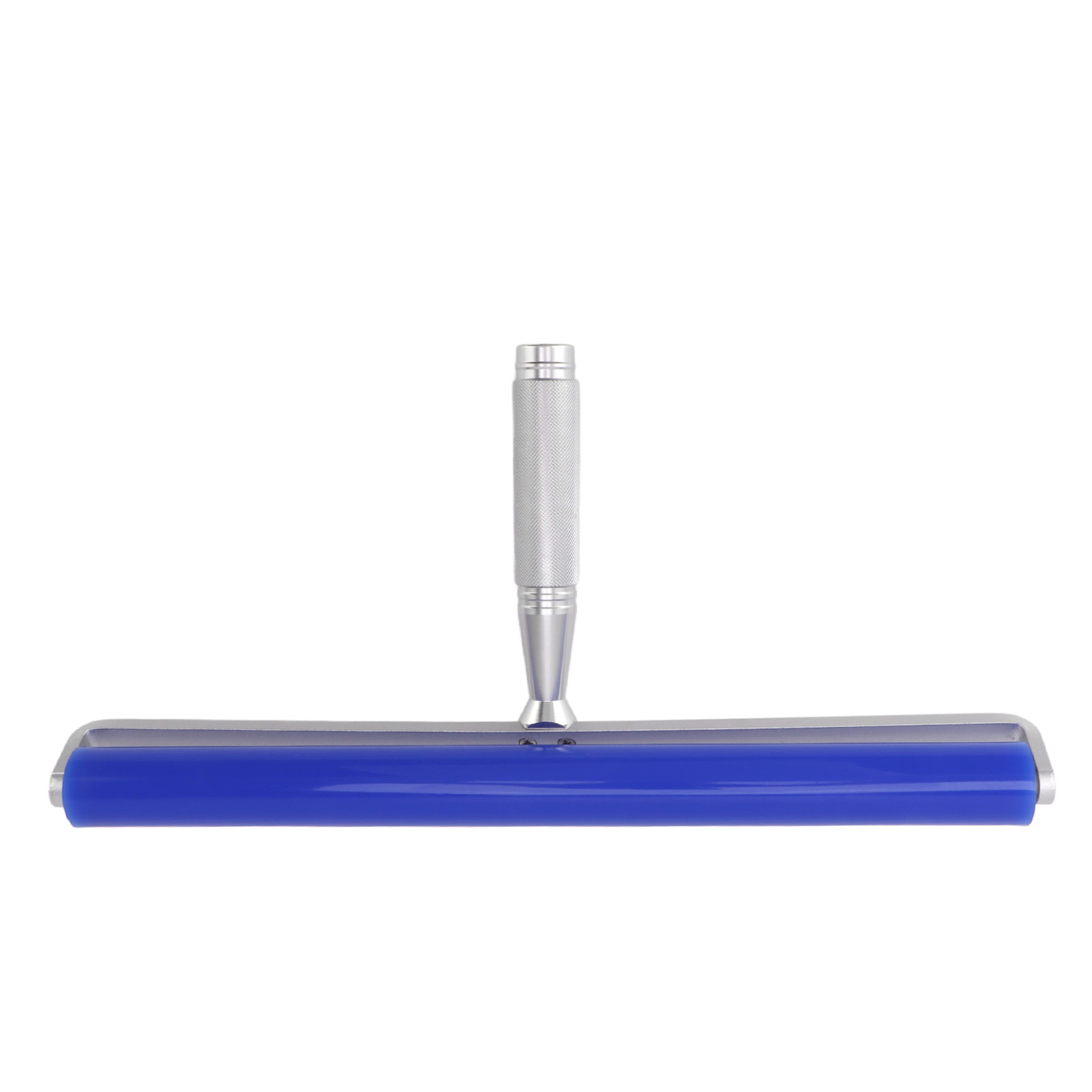 12-zoll-silikon-handwalzen-reinigungswerkzeug, Antistatik-fusselentferner Mit Blauem Metallgriff.