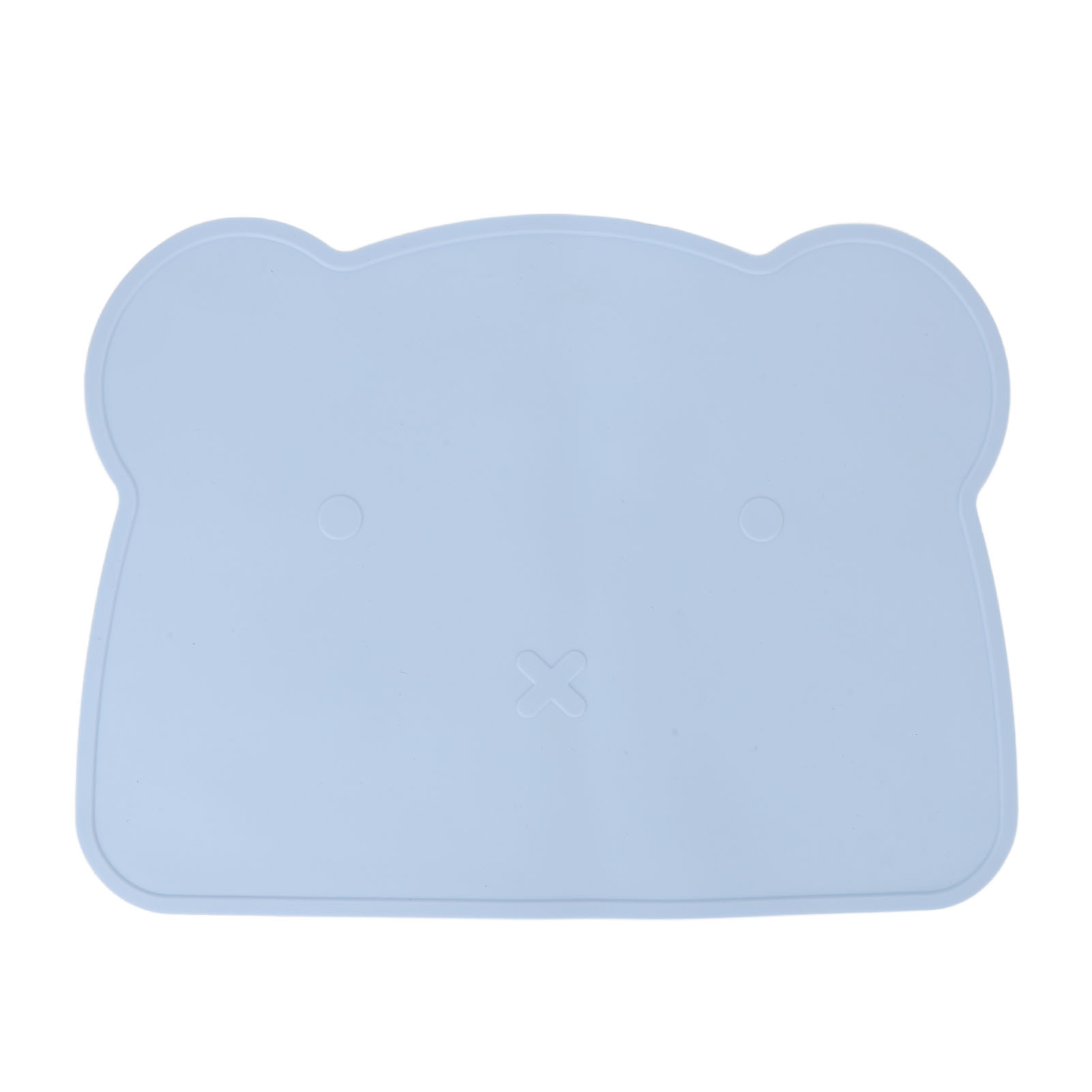 Dicke Silikon-tischunterlage, Wärmeisolierend, Rutschfest, Weicher Elastischer Bär Für Zuhause, Hotel, Restaurant, Blau.