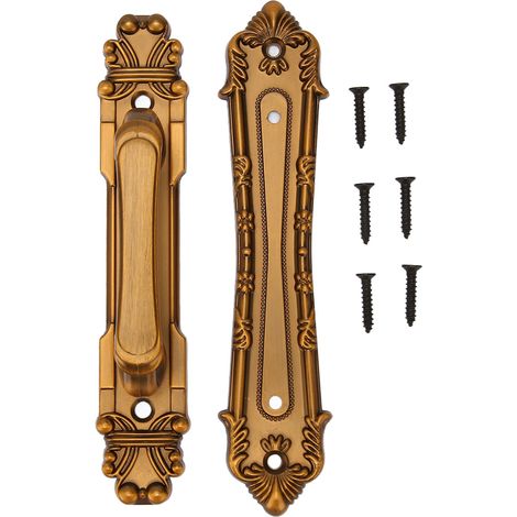 Scheunentorgriffe Für Schiebetüren, Großes, Rustikales, Doppelseitiges Design Für Türen, Garagen, Schuppen, Möbel Aus Aluminiumlegierung, Bronze