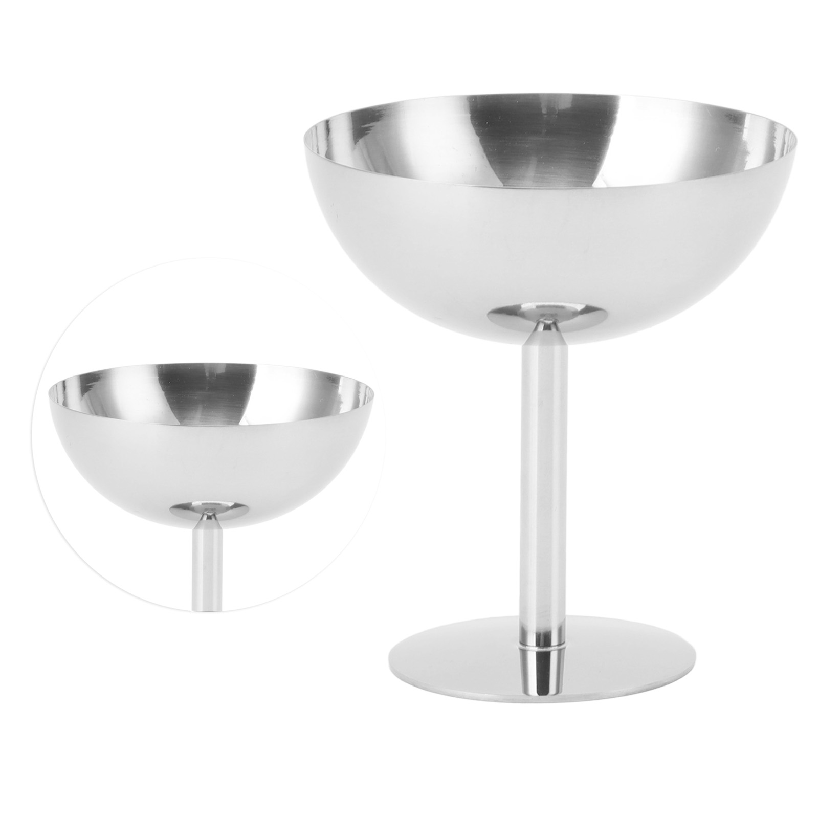 Eisbecher Aus Edelstahl, Lebensmittelecht, Spülmaschinenfest, Champagner-geeignet Für Partys, Familienbars Und Cafés.