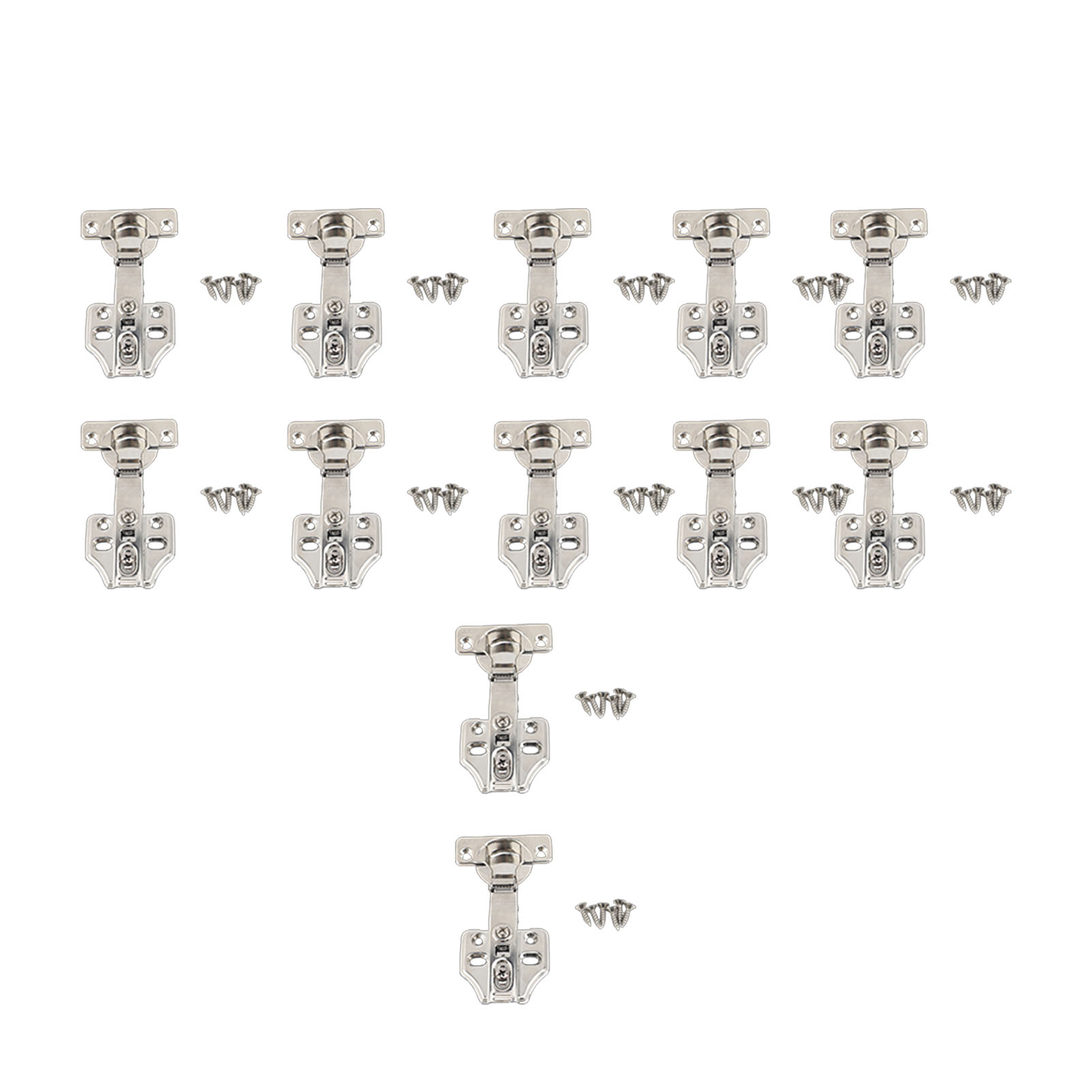 Eckscharniere Mit Soft-close-funktion, 3 Dämpfungsstufen, Edelstahlschrank, Kleiderschrank, 12 Sets.