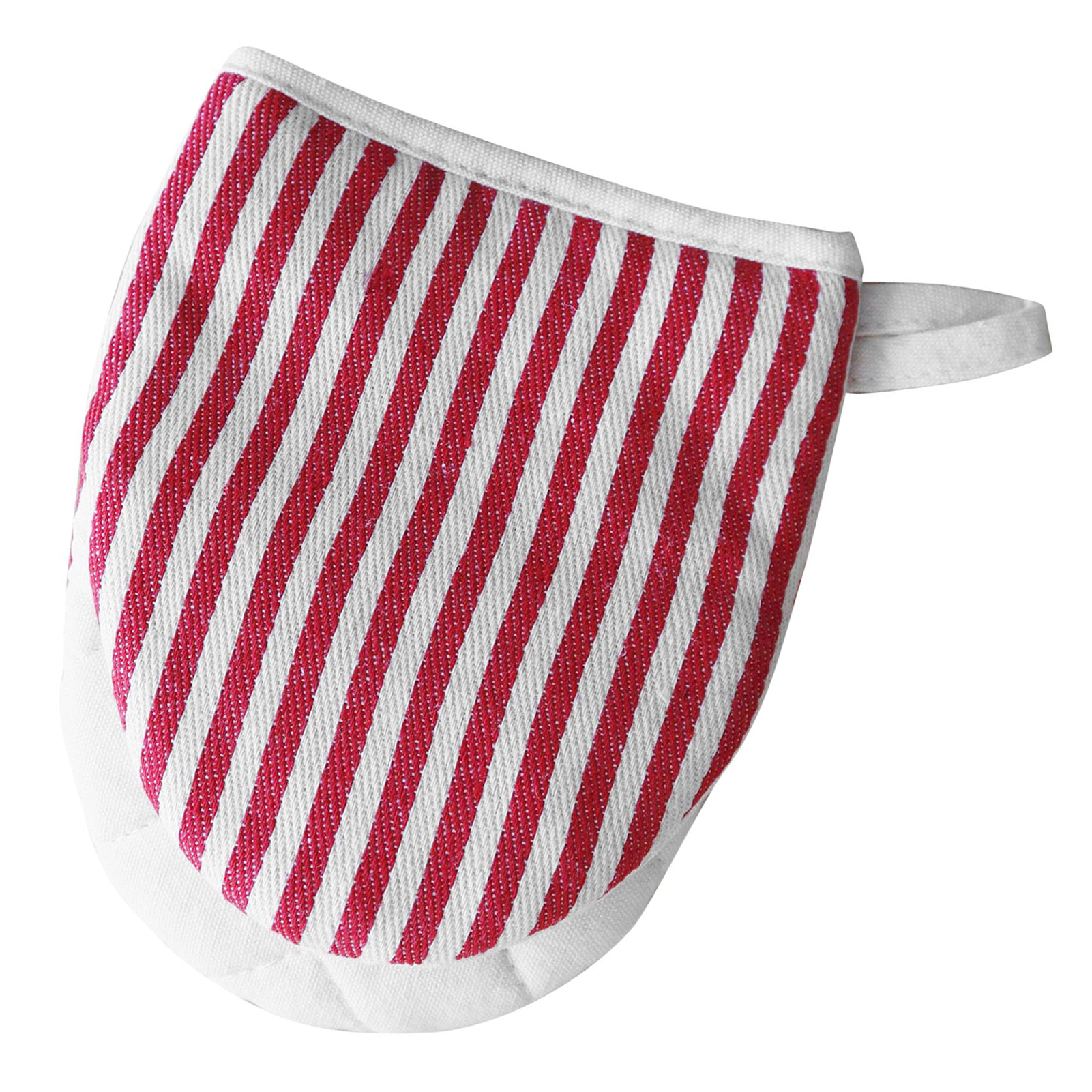 Mikrowellenhandschuhe, Dicke Baumwollhandschuhe Mit Hitzebeständigen Streifen Und Einem Roten Riemen.